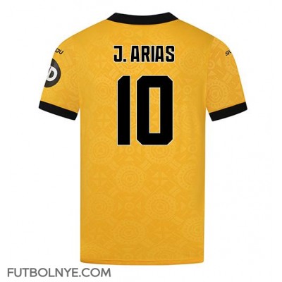 Camiseta Wolves Jhon Arias #10 Primera Equipación 2025-26 manga corta Camiseta Wolves Jhon Arias #10 Primera Equipación 2025-26 manga corta